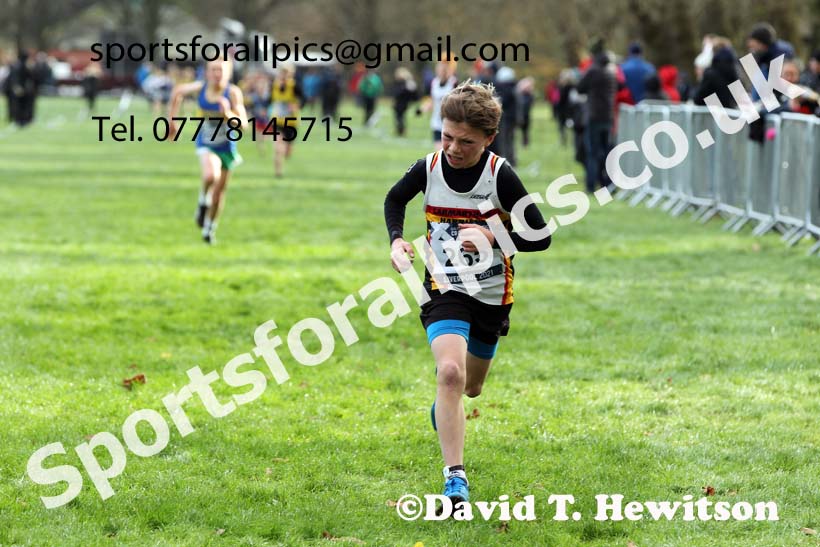 Boys under-13s, European Cross Country Championships Trials, Sefton Park, Liverpool. Photo: David T. Hewitson/Sports for All Pics